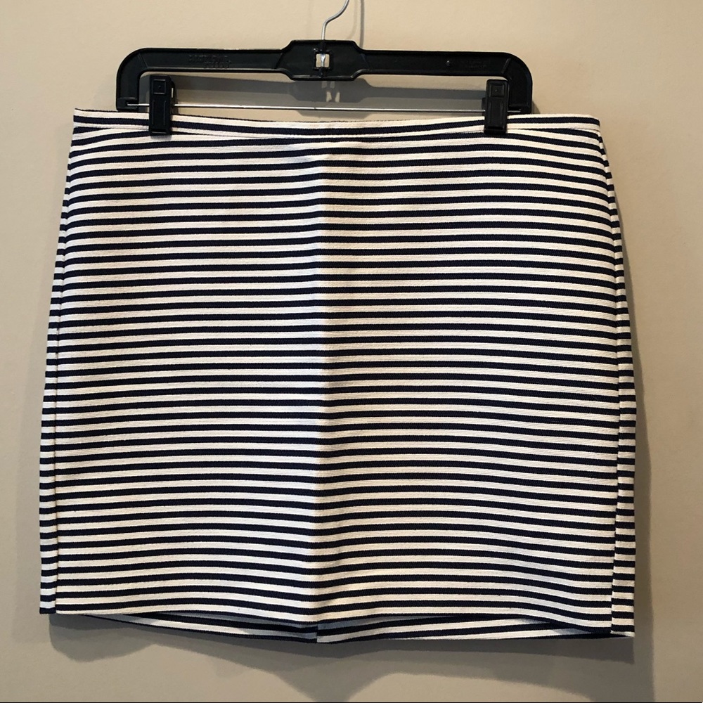 H&M striped mini skirt